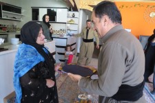 دیدار شهردار پاوه با خانواده کارکنان فرزند شهید شهرداری