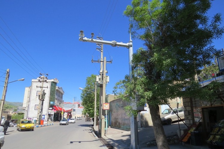 فعال شدن دوربین‌های کنترل ترافیک در شهر پاوه 