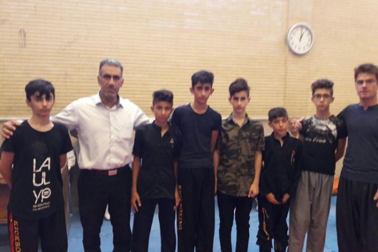 حضور کونگ فو کاران شهرستان پاوه در مسابقات انتخابی تیم استان کرمانشاه 