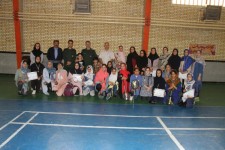 به مناسبت شکست حصر پاوه مسابقات بدمینتون در پاوه برگزار شد