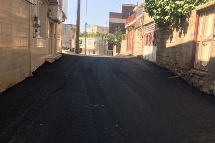آغاز زیرسازی وآسفالت مشارکتی کوچه ها و معابر سطح شهر پاوه 