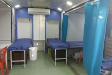 برپایی بیمارستان صحرایی برای ویزیت رایگان بیماران در تازه آباد سریاس