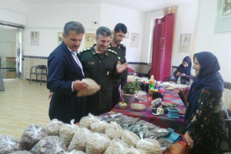 برپایی نمایشگاه اقتصاد مقاومتی به مناسبت هفته دفاع مقدس+تصاویر