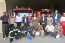از آتش‌نشانان پاوه تجلیل به عمل آمد