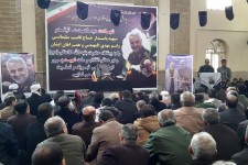 مراسم گرامیداشت سپهبد شهید حاج قاسم سلیمانی در جوانرود برگزار شد