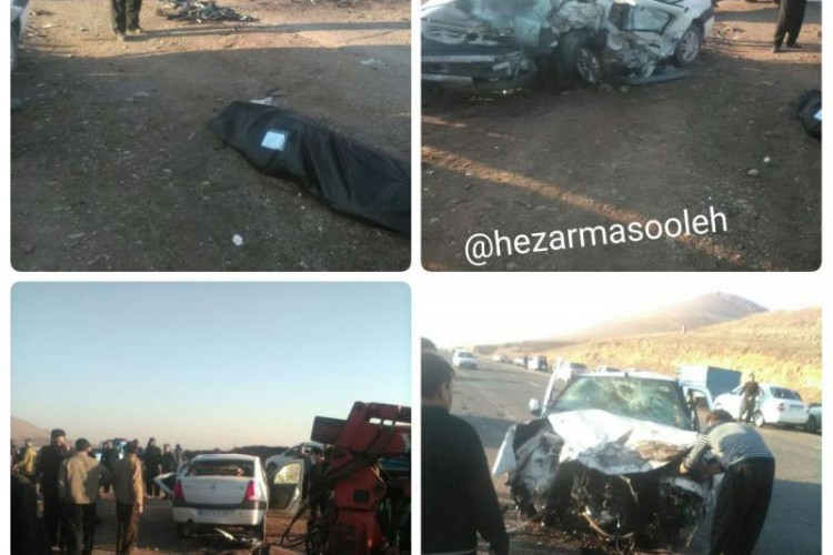 تصادف در حسن آباد روانسر یک کشته برجای گذاشت