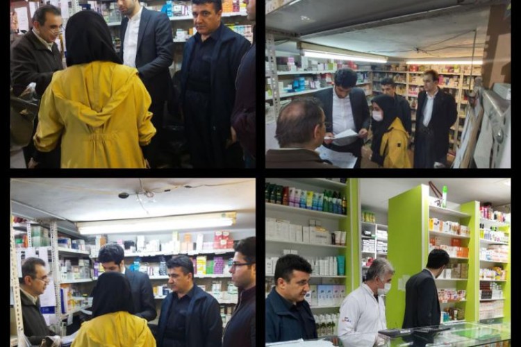 نظارت بر فروش الکل و مواد ضد عفونی کننده توسط جانشین دادستانی پاوه