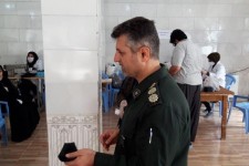 افتتاح کارگاه تولیدی ماسک،با همت سپاه ناحیه پاوه