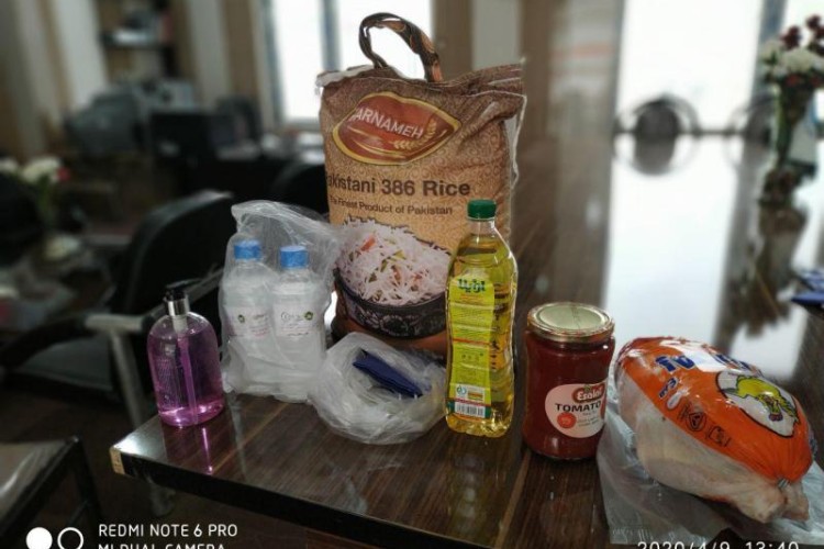  توزیع پک های خوراکی و بهداشتی انجمن ژیانه وه به نیازمندان