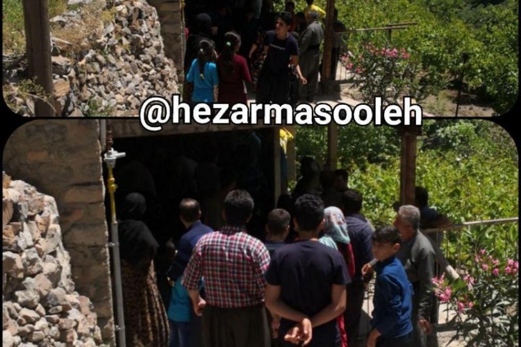 دستگیری گدای سارق در روستای دشه پاوه