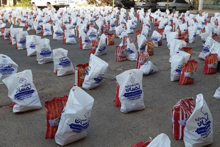 توزیع بیش از 1500 بسته کمک معیشتی در پاوه