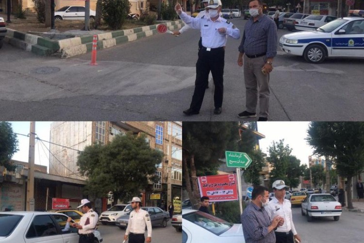 اجرای طرح زوج و فرد در شهر جوانرود