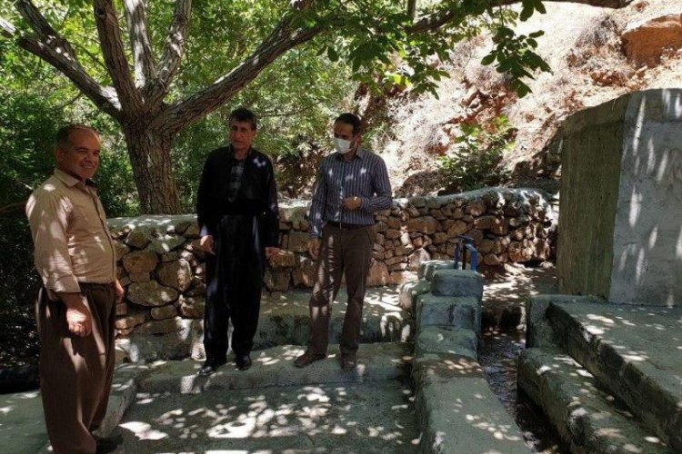 ساماندهی آب شرب روستای نروی پاوه