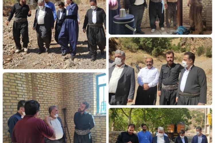 عملیات راه اندازی مجدد چاه آب روستای گلال پاوه آغاز شد