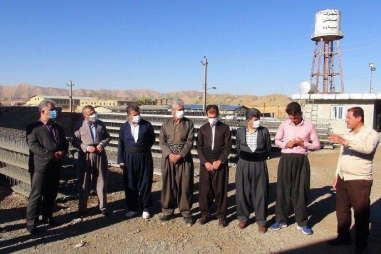  کارگاه تولید تیرچه، بلوک و قطعات بتنی در شهرک صنعتی پاوه افتتاح شد