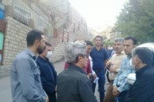  حضورمهندس شهبازی مدیر عامل گاز استان در شهر نودشه