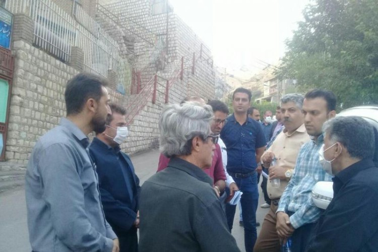  حضورمهندس شهبازی مدیر عامل گاز استان در شهر نودشه