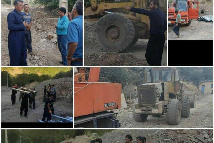 چاه آب روستای گلال پاوه با موفقیت تجهیز و راه اندازی گردید 