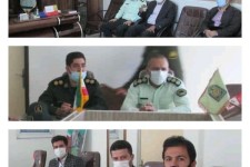 دیدار با فرماندهی انتظامی شهرستان جوانرود توسط برخی از مسولین