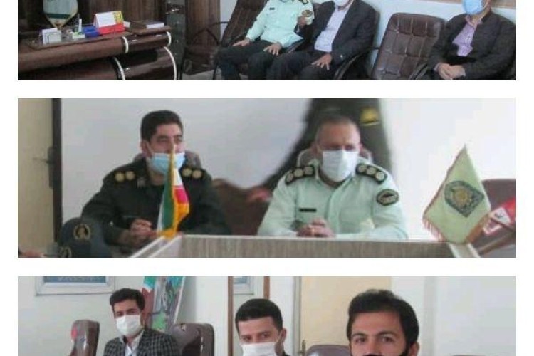 دیدار با فرماندهی انتظامی شهرستان جوانرود توسط برخی از مسولین