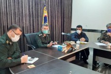 حضور و حمایت تیم های بسیجی در محله های شهر در مبارزه با کرونا