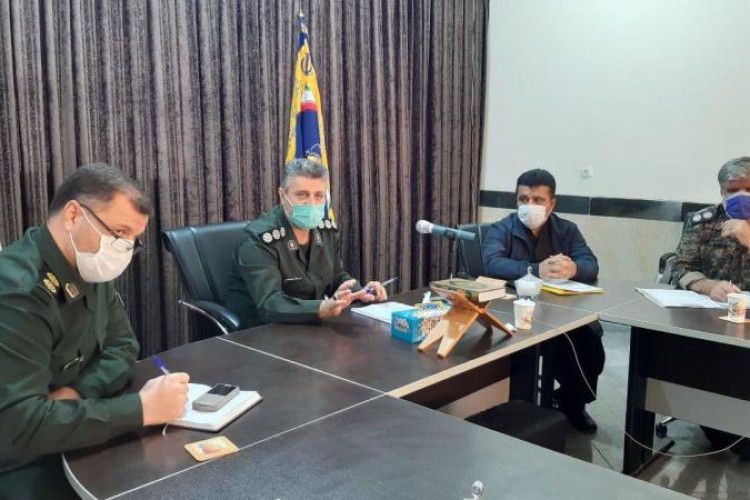 حضور و حمایت تیم های بسیجی در محله های شهر در مبارزه با کرونا