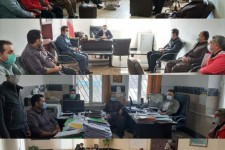 بازدید و بررسی تیم بازرسی ، نظارت و پایش قرار گاه عملیاتی با برخی از مسئولین