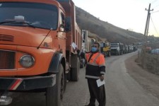 صدور حکم توقیف ۱۸ دستگاه کامیون  متخلف و دارای اضافه تناژ و فاقد بارنامه 