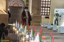 تصاویری دیده نشده از حضور رئیس قوه قضاییه در یادمان شهدای پاوه