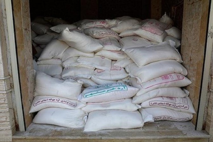 ۳۶۰ کیسه آرد قاچاق در پاوه کشف شد