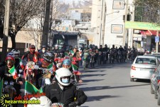  راهپیمایی رژه موتوری در پاوه برگزار شد