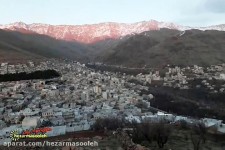 تایم لپسی زیبا از غروب شهر پاوه