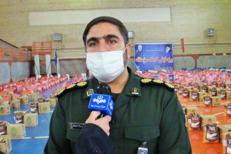 توزیع یک هزار بسته معیشتی کمک های مومنانه در شهرستان جوانرود