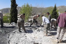 حضور جهادی، جهادگران پاوه در همراهی با مردم زلزله زده سی سخت