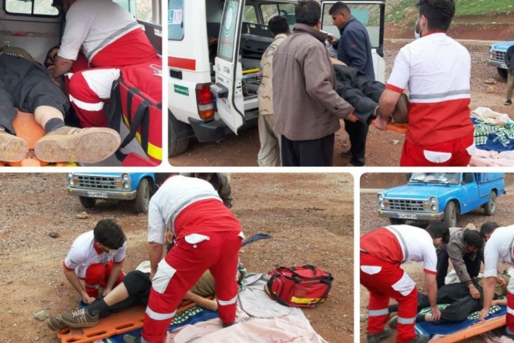 افت فشار فردی ۴۰ ساله در ارتفاعات شاهو پاوه