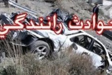 یک کشته و یک زخمی بر اثر سانحه رانندگی در محور روانسر