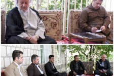 منتخبین ششمین دوره شورای اسلامی شهر پاوه با حاج ماموستا ملا قادر قادری دیدار کردند