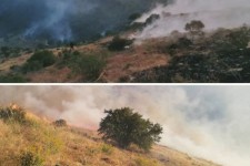 وقوع چند فقره آتش سوزی در مراتع شهرستان پاوه