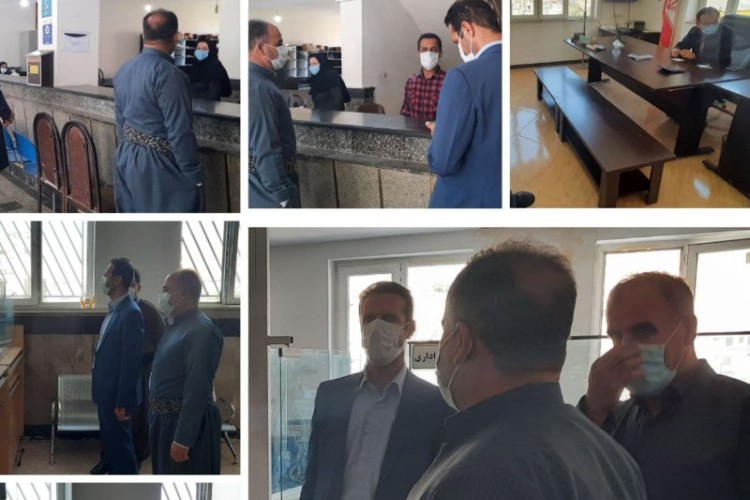 وضعیت رعایت پروتکل های بهداشتی در گشت مشترک فرمانداری و مرکز بهداشت بررسی شد