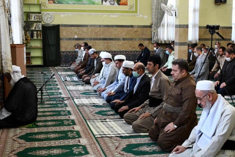 نماز عيد قربان در مسجد قباء پاوه اقامه شد