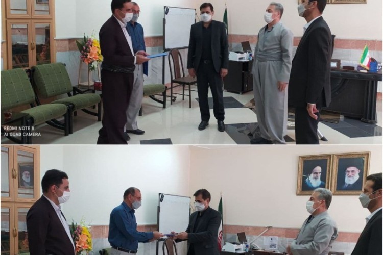 تودیع و معارفه سرپرست جدید آبفای پاوه