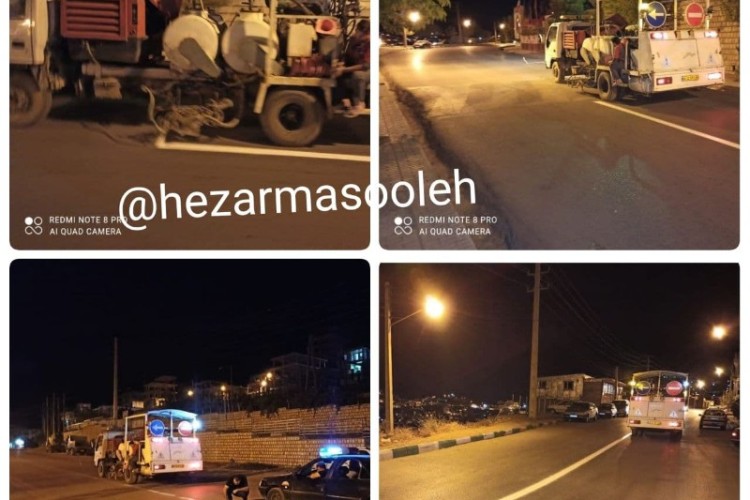 ارتقاء سطح ایمنی معابر اصلی درون‌شهری پاوه