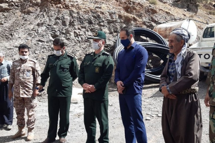 بهره برداری از مخزن ۶۰ متر مکعبی در روستای نروی پاوه