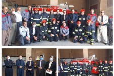 تجلیل از آتش‌نشانان پاوه