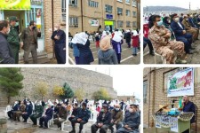 نواختن زنگ استکبار ستیزی در مدارس منطقه نوسود