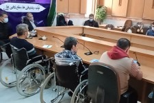 گزارش تصویری از برگزاری نشست با معلولین شهرستان پاوه