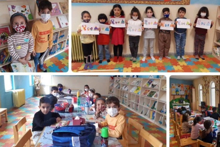 برنامه های متنوع مهد و پیش دبستانی پرنیان در کتابخانه عمومی وحدت