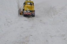 مشکل در برف روبی گردنه ژالانه بدلیل کولاک شدید