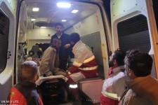 امدادرسانی به بیمار گرفتار در برف‌وکولاک دره‌نجار پاوه