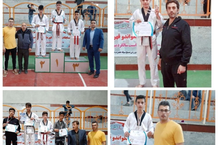 کسب چهار مدال نقره و برنز توسط تکواندوکاران پاوه ای